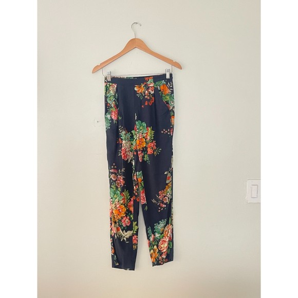 Zara Floral Pants - Picture 2 of 10